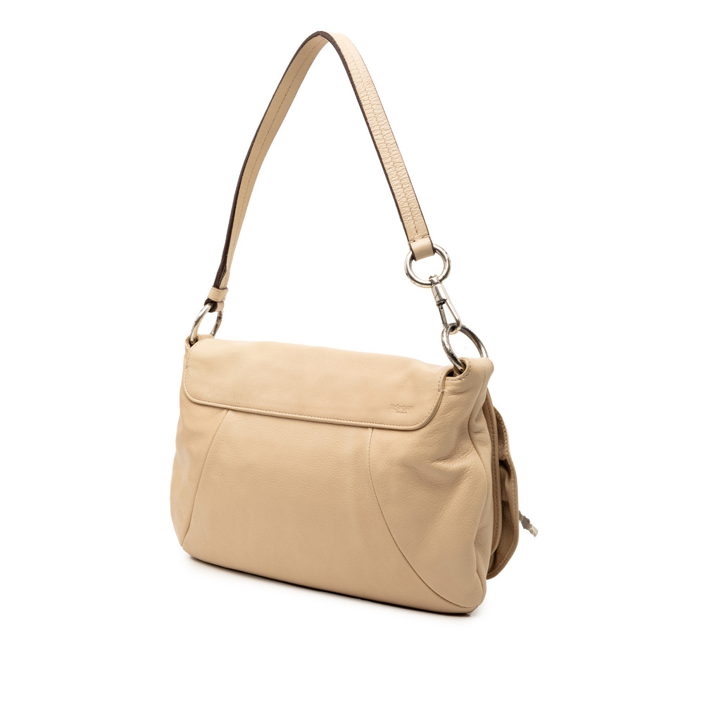 Pre-Loved Saint Laurent Leather Nadja Rose Flap Bag - Picture 2 of 9